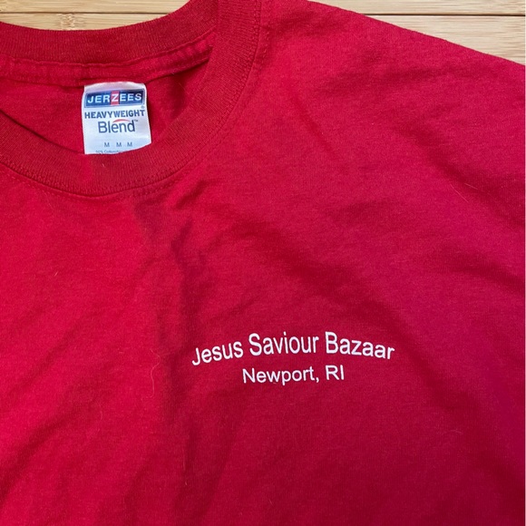 Got Chourico? Kitschy t-shirt from church bazaar in Newport, RI. Size M, 50/50. - Picture 2 of 7